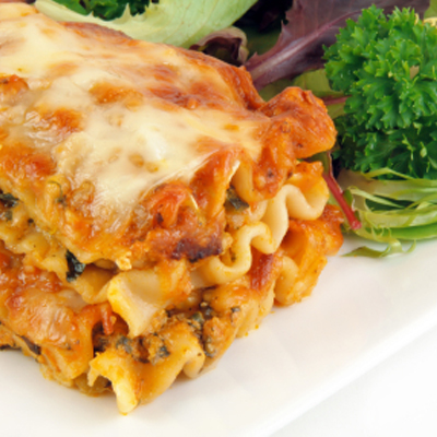 Lasagne Bolognaise with Spinach